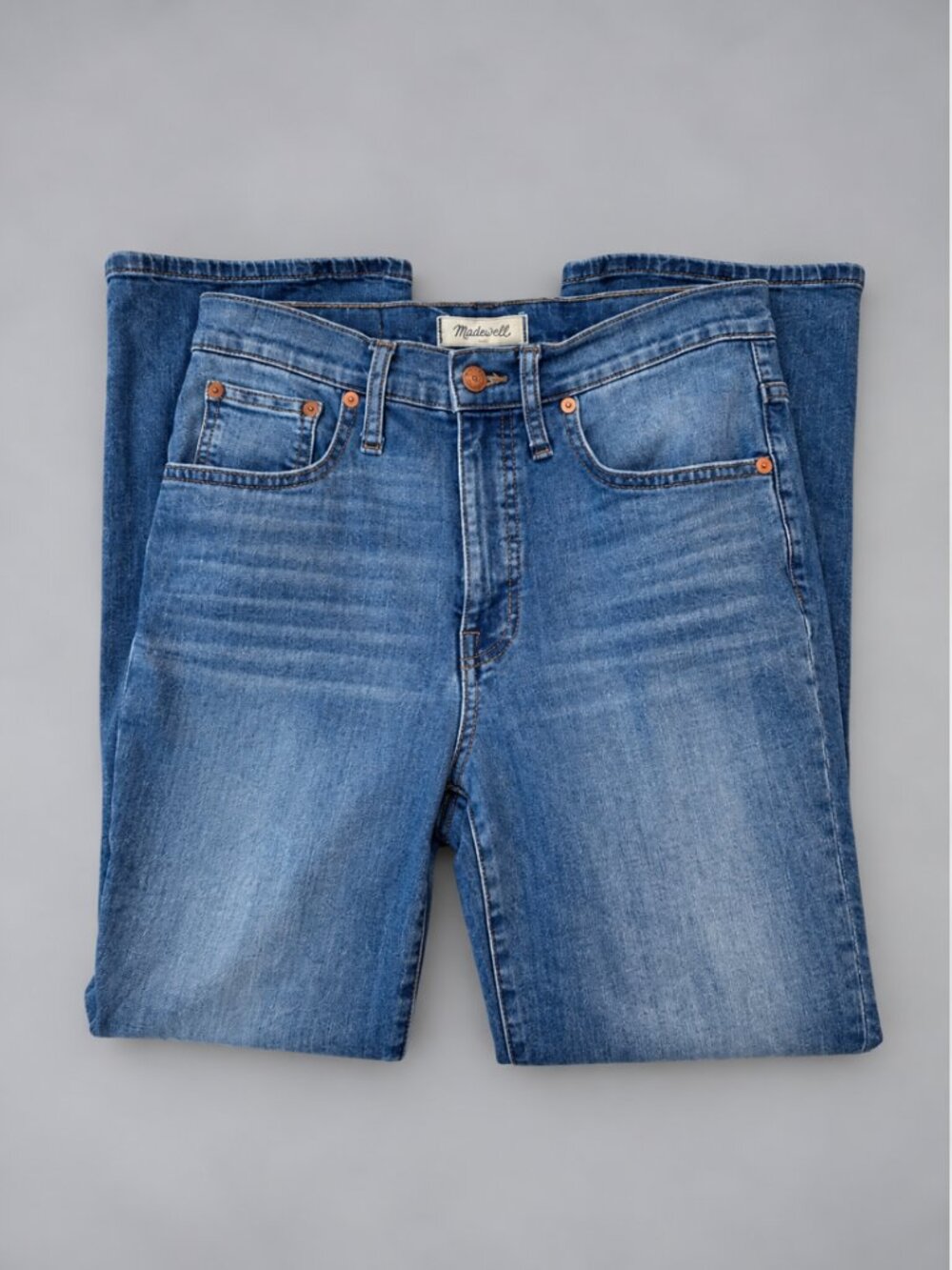 Madewell Cali Demi Boot Jeans Tierney Wash Eco Edition Size 27